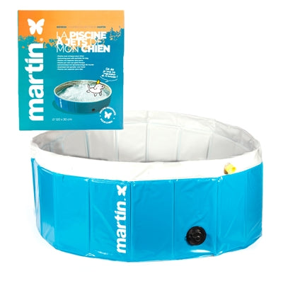 Pool Martin avec jets Blauw Wit