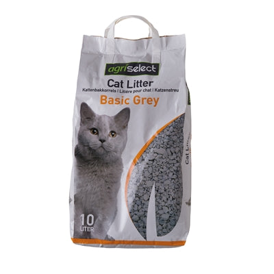 Litière pour chat gris de base Agriselect