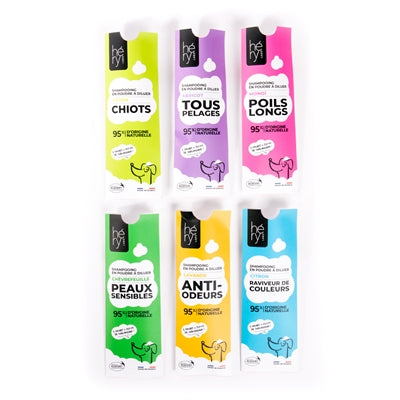 Production de shampooing Hery sur Schooms