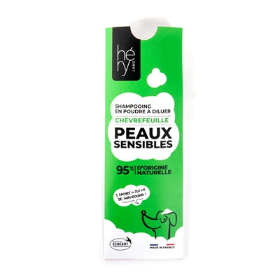 Peau sensible à la poudre de shampooing Hery