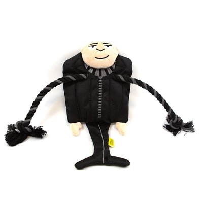 Minions en peluche Gru avec écharpe et corde de flost
