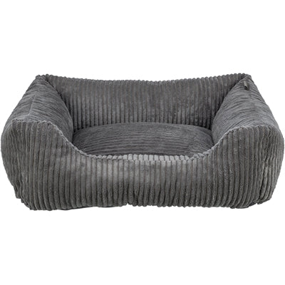 Trixie lit pour chien Jonna Vital tissu côtelé gris foncé