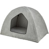 Trixie Dog Basket Tent Jonna Vital Rib Tissu gris clair