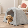 Trixie Dog Basket Tent Jonna Vital Rib Tissu gris clair