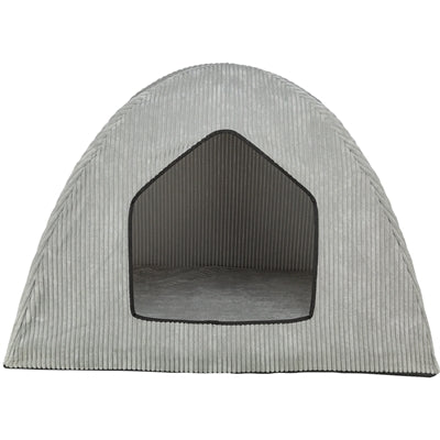 Trixie Dog Basket Tent Jonna Vital Rib Tissu gris clair