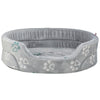 Panier de chien Trixie Jimmy Gris clair ovale doux