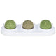 Trixie Play Balls Matatabi et Catnip avec Holder