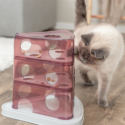 Trixie Cat Activity Cheese Tower Plastique