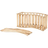 Rack de foin trixie avec bois de couvercle flammes