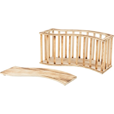 Rack de foin trixie avec bois de couvercle flammes