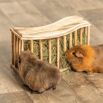 Rack de foin trixie avec bois de couvercle flammes