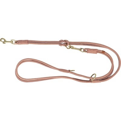 Ligue de chien Trixie Pure Rose en cuir cousu réglable