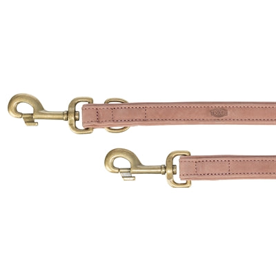 Ligot de chien Trixie Pure en cuir réglable rose