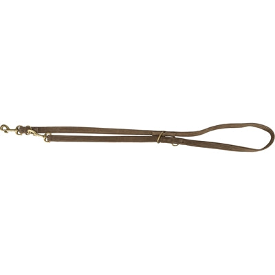 Ligue de chien Trixie Brown en cuir réglable pur