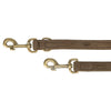 Ligue de chien Trixie Brown en cuir réglable pur