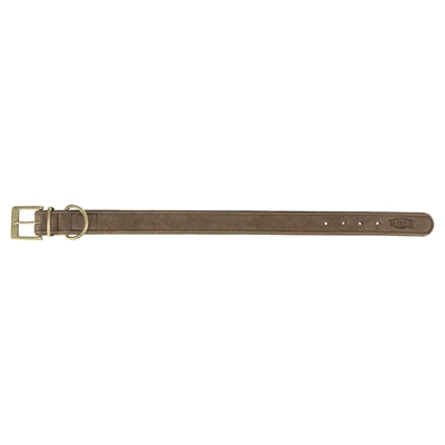 Chien de collier trixie pur en cuir marron