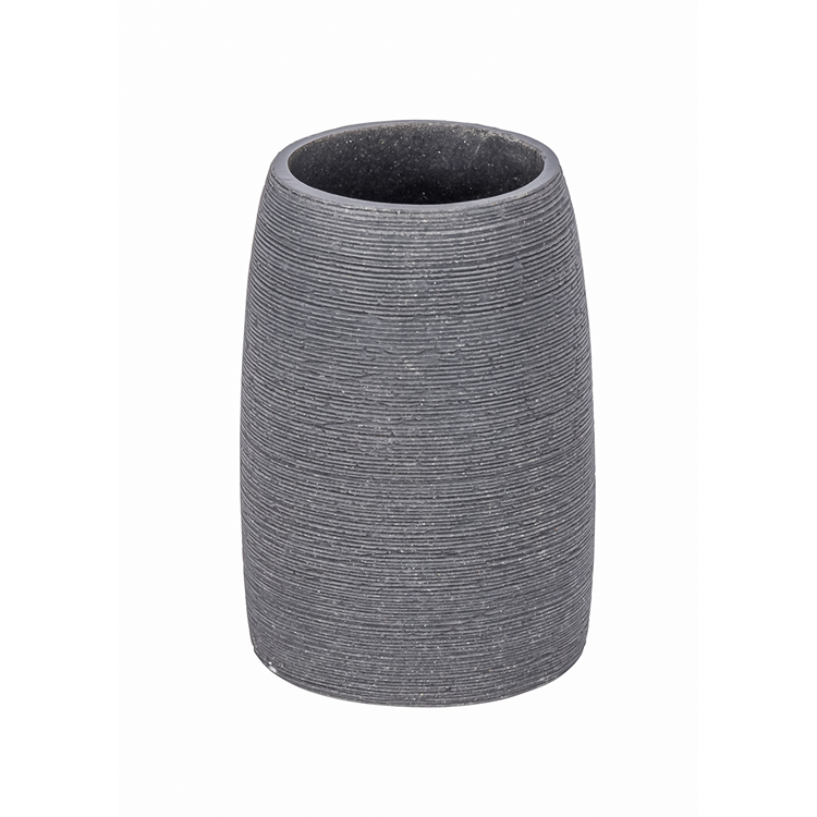 Wenko 1064996 - gobelet à brosse à dents gris goa | 2 pièces