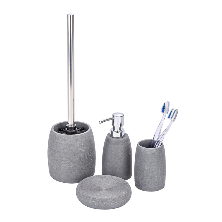 Wenko 1064996 - gobelet à brosse à dents gris goa | 2 pièces