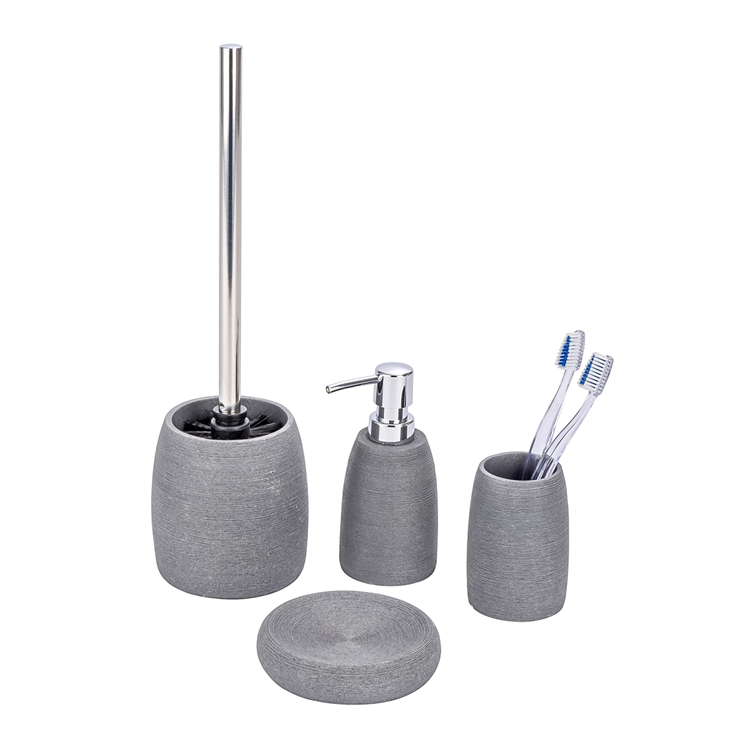 Wenko 1064996 - gobelet à brosse à dents gris goa | 2 pièces