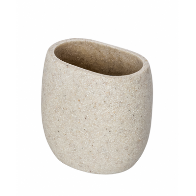 Wenko 1064992 - gobelet à brosse à dents puro beige | 2 pièces