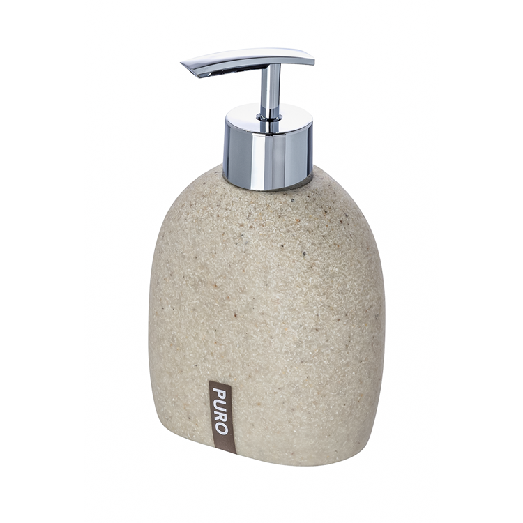 Wenko 1064966 - distributeur de savon puro beige | 2 pièces