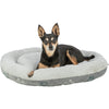Panier de chien Trixie Jimmy Gris clair rond doux