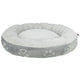 Panier de chien Trixie Jimmy Gris clair rond doux