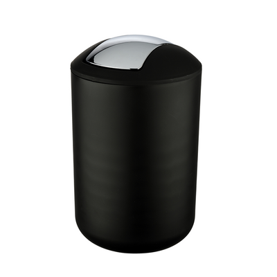 Wenko 1064956 - poubelle Brésil l 6,5 litres noir | 2 pièces