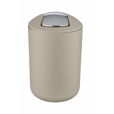 Wenko 1064925 - poubelle Brésil l 6,5 litres taupe | 1 pièce