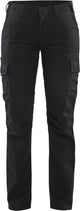 Blåkläder blaklader pantalon de travail industriel pour femme stretch 7144-1832 - noir - c50