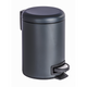 Wenko 1064928 - poubelle leman 3 litres noir mat | 2 pièces