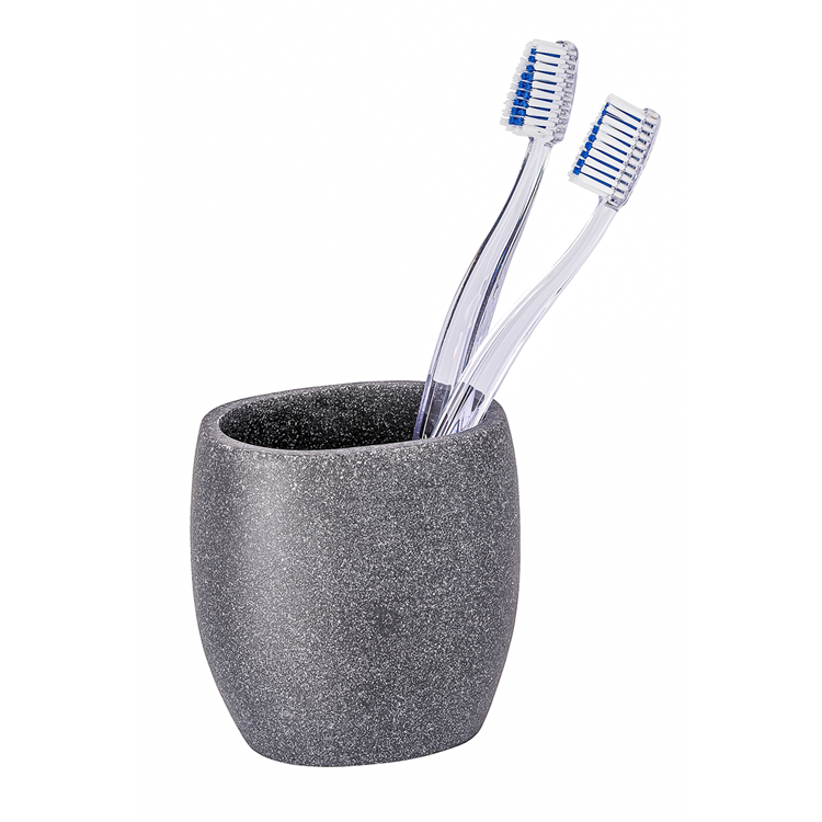 Wenko 1064942 - gobelet à brosse à dents puro anthracite | 2 pièces