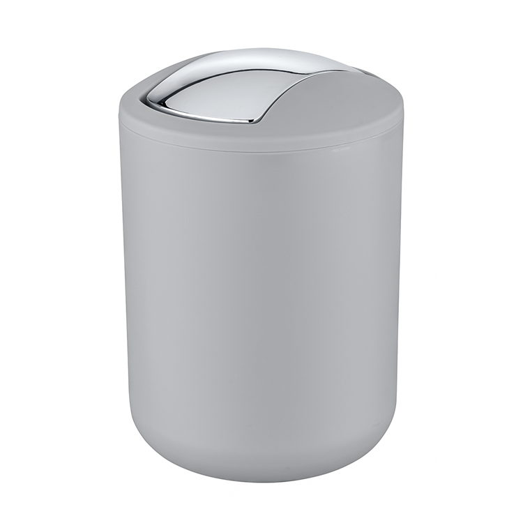 Wenko 1064897 - poubelle Brésil S 2 litres gris | 2 pièces