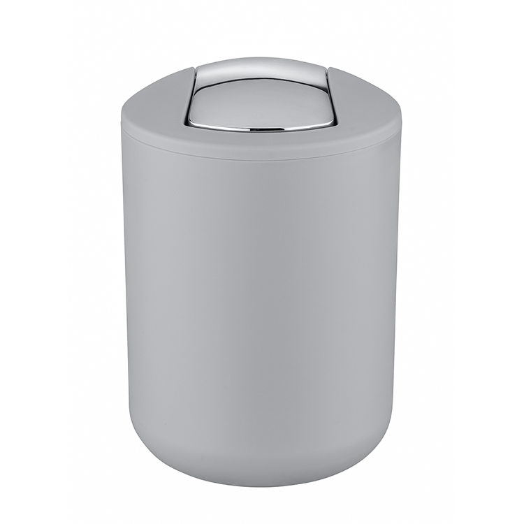 Wenko 1064897 - poubelle Brésil S 2 litres gris | 2 pièces
