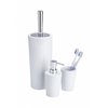 Wenko 1064995 - gobelet à brosse à dents coni céramique blanc | 4 pièces