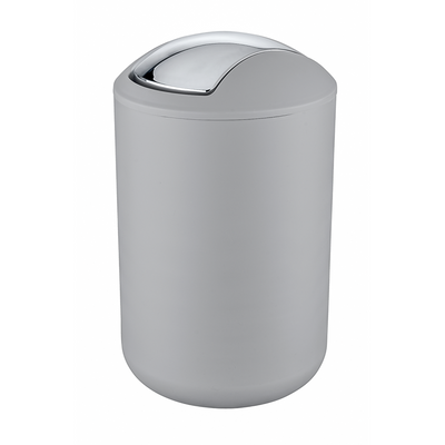 Wenko 1064957 - poubelle Brésil l 6,5 litres gris | 2 pièces