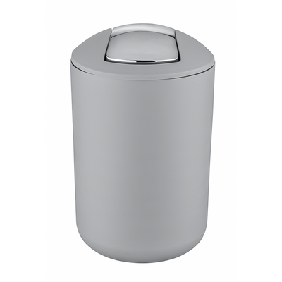 Wenko 1064957 - poubelle Brésil l 6,5 litres gris | 2 pièces