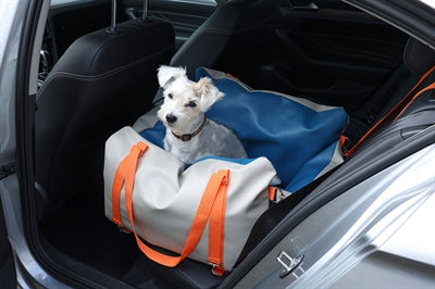 Cosy siège auto panier de voyage panier pour chien beige bleu orange
