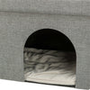 Trixie panier pour chat maison pour chat Kimy Soft 2 étages gris clair