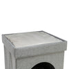 Trixie panier pour chat maison pour chat Kimy Soft 2 étages gris clair