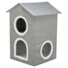 Trixie panier pour chat maison pour chat nora soft 2 étages gris clair