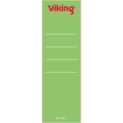 Classeur étiquettes de dos viking vert 10 morceaux de papier