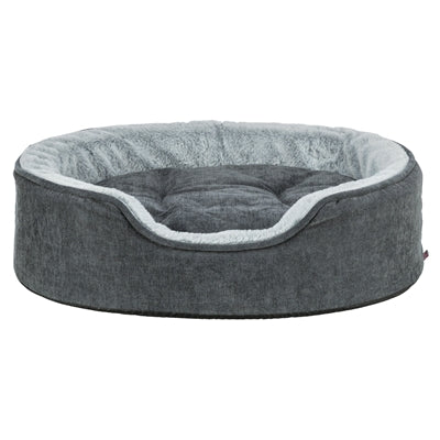 Trixie vital lit pour chien lino soft ovale gris gris clair