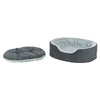 Trixie vital lit pour chien lino soft ovale gris gris clair
