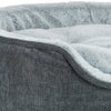 Trixie vital lit pour chien lino soft ovale gris gris clair