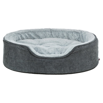 Trixie vital lit pour chien lino soft ovale gris gris clair