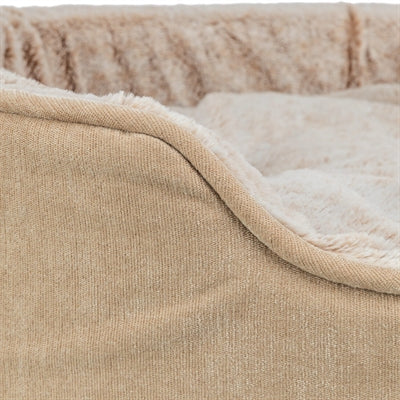 Trixie vital lit pour chien lino soft ovale beige crème