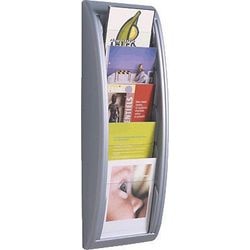 Porte-brochures mural paperflow 4063-35 gris