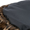 Trixie lit pour chien leo peluche ronde douce imprimé léopard marron