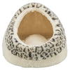 Trixie lit pour chat igloo leo peluche douce crème imprimé léopard